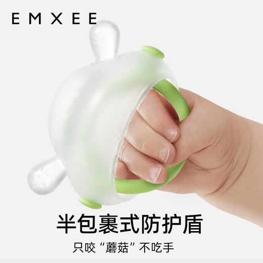 【安抚玩乐】嫚熙婴儿牙胶0-6个月3小月龄口欲期玩具防吃手磨牙棒宝宝安抚咬胶 商品图3