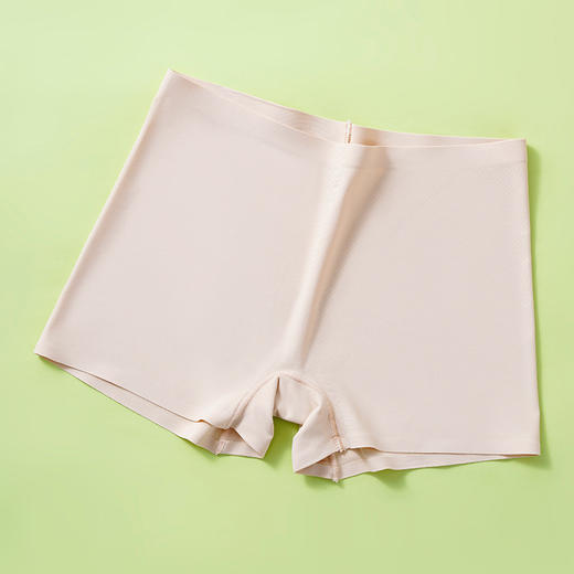 【买一送一！】冰丝无痕平角裤夏季防走光内外穿不卷边女士打底裤提臀收腹安全裤 商品图4