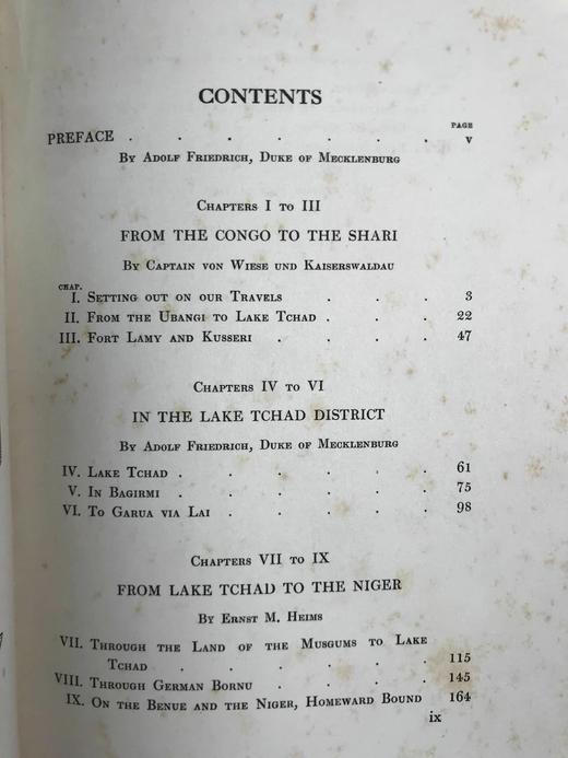 1913年 从刚果到尼日尔与尼罗河（全2卷） 514幅插图 漆布精装18开 商品图3
