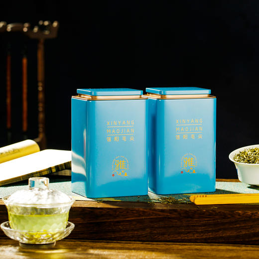 新茶上市 信隆晟信阳毛尖茶明前嫩芽绿茶栗香浓香型250g礼盒装黑龙潭新茶 商品图3