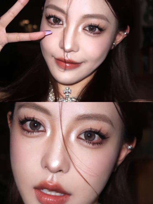 bariecat 日抛 小椰青&小树莓 棕褐/粉紫 14.2mm 美瞳一盒十片装 奶呼呼清透眼 日抛无售后 商品图6