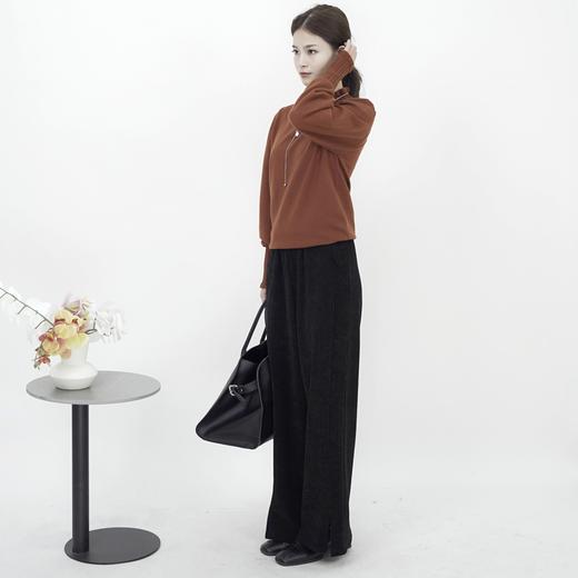 两三事新款纯色套头毛针织衫半高领针织-S24CZZ034 商品图2