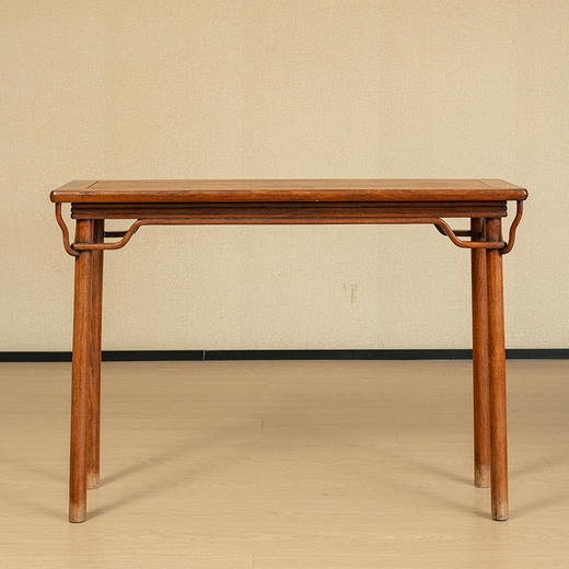 二十世纪 红木一腿三牙条桌 商品图0