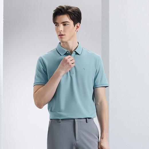 【不变形领】【5A抗菌2A防螨】柒牌polo衫短袖男夏季新款清凉透气商务休闲上衣	126T70150 商品图1