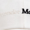 ALEXANDER MCQUEEN 亚历山大.麦昆 男士字母徽标刺绣棉质棒球帽 白色 782062 4105Q 9060 商品缩略图2