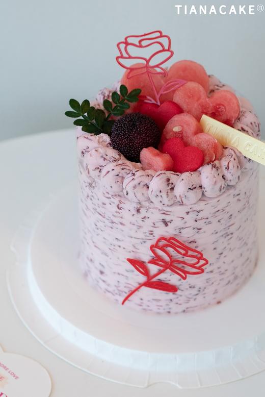 梅荔不行（4寸杨梅玫瑰开心果蛋糕） 商品图4
