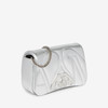 ALEXANDER MCQUEEN 亚历山大.麦昆 女士 Seal 迷你单肩包 银色 777011 1BL0I 1400 商品缩略图1