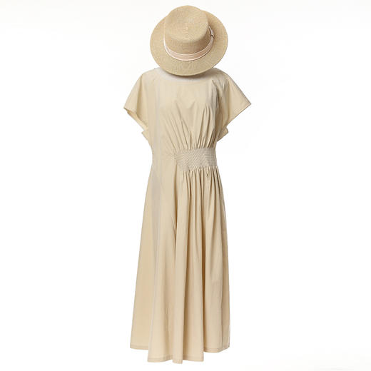 famecoco范可儿连肩袖夏季连衣裙女设计感收腰小黑裙FAC3FA055 商品图1