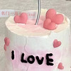 新品-爱心告白-承诺一生爱你-5寸加高【主题蛋糕】 商品缩略图1
