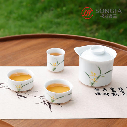 4头幽兰旅行茶具 商品图5