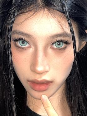 Serltyca 美瞳年抛 野蛮生长绿 直径14.5mm着色13.8mm 无售后缺货随机 不送盒子