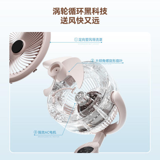 西佑空气循环扇电风扇8D  （型号XF702） 商品图3