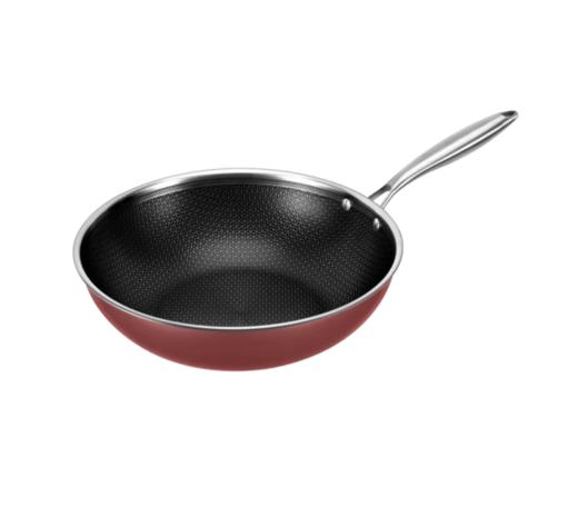 SUPOR苏泊尔轻量晶纹不锈钢炒锅炒锅家用316L不锈钢炒锅CC32JL1  32CM 商品图1