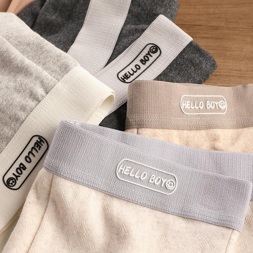 【超值3条装！简约舒适】a类棉男士内裤纯棉抗菌短裤新款透气舒适无痕四角裤纯棉大码男裤 商品图3