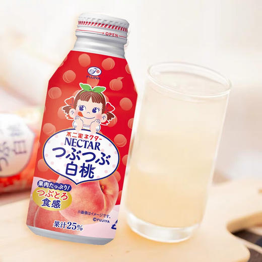不二家白桃果汁饮料380ml/020516 果味浓郁细腻甘甜 商品图0