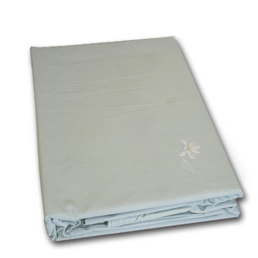 【武汉】银鹏汉棉全棉四件套色布绣花/柔丝缎/长绒棉系列多色可选（被套：200*230cm,床单250*250cm,枕套2个：48*74cm） 商品图0