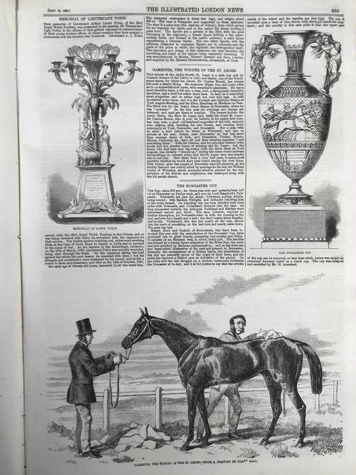 41.5*29.5cm！1859年7~12月 伦敦新闻画报 数百幅版画插图 漆布精装8开 商品图9