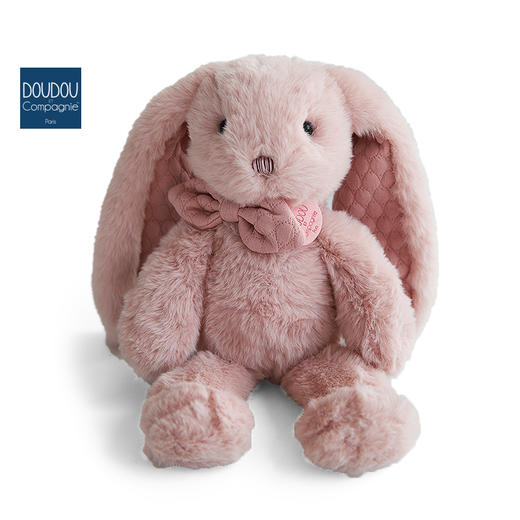 DOUDOU 粉色灰色兔子-30cm玩偶 商品图0