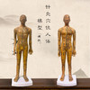 铜色针灸穴位人体模型 男女版（硬款，高约35cm） 商品缩略图0