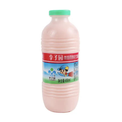 李子园草莓风味乳饮料 450ml/瓶 商品图0