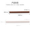美厨（maxcook）擀面 鸡翅木无漆擀面棍压面棍烘焙小工具中号 单根长30cm MCPJ371 /厨具 /烘焙用具 /擀面杖/切面刀 商品缩略图2
