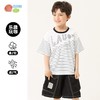 贝贝怡童装儿童短裤套装男童运动风T恤两件套新款男宝五分裤夏装 商品缩略图0
