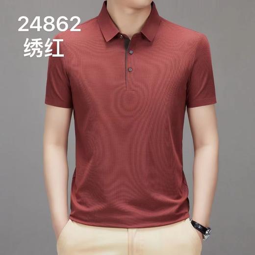 男士休闲华夫格POLO衫 商品图4
