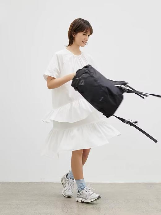 步履不停/4B31122C/不规则裙摆短袖连衣裙 商品图1