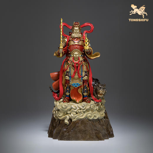 铜师傅 正版授权《武当联名财神赵公明》桌面客厅家居装饰摆件 商品图3