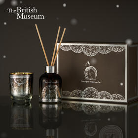 大英博物馆 盖亚·安德森猫系列 24节气小雪无火香薰香氛蜡烛套装