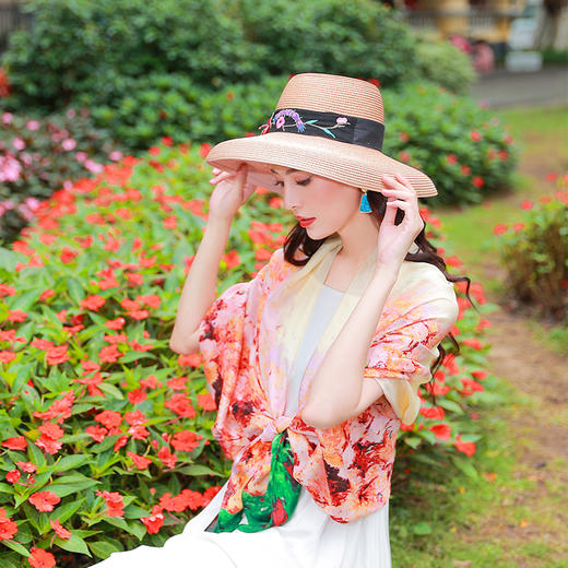 【出片超美款】山温宽檐编织帽 | 现货加急发 商品图2