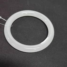 和田冰白羊脂玉手镯-极品