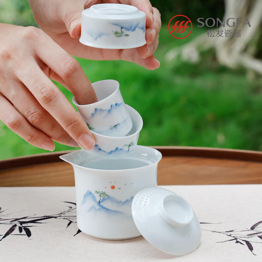 4头山水间旅行茶具 商品图1