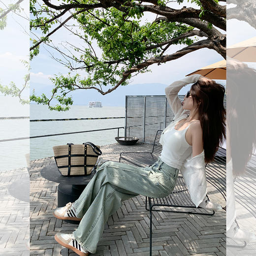 <曾小咸推荐>【美式vibe风】牛仔裤 商品图4