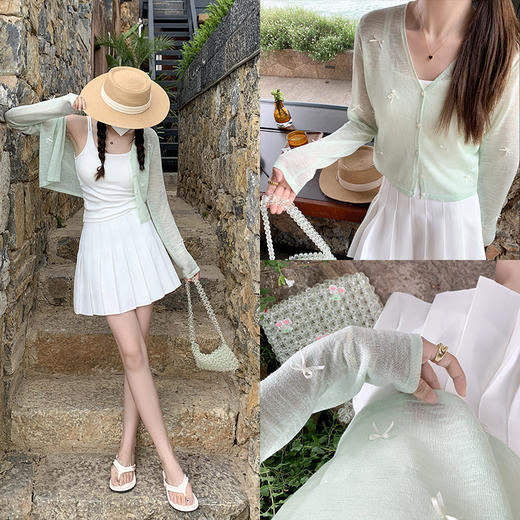 <曾小咸推荐>【慵懒梦境】两色蝴蝶开衫 商品图3