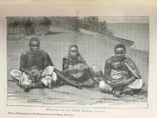 约19世纪后期 斯坦利与非洲 30幅插图 漆布精装32开 商品图6