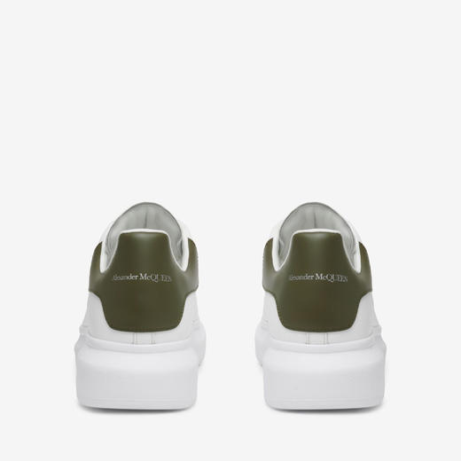 ALEXANDER MCQUEEN 亚历山大.麦昆 男士绿尾阔型休闲运动鞋 白色 727388 WHGP5 9055 商品图2