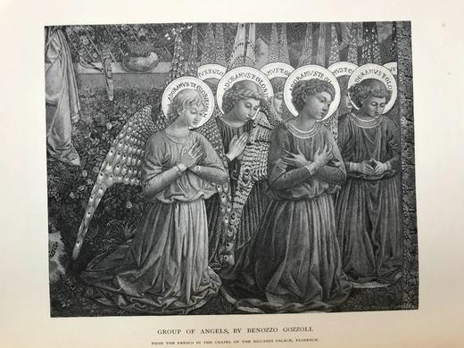 1892年 古老意大利艺术大师们 近百幅插图 漆布精装大16开 商品图7