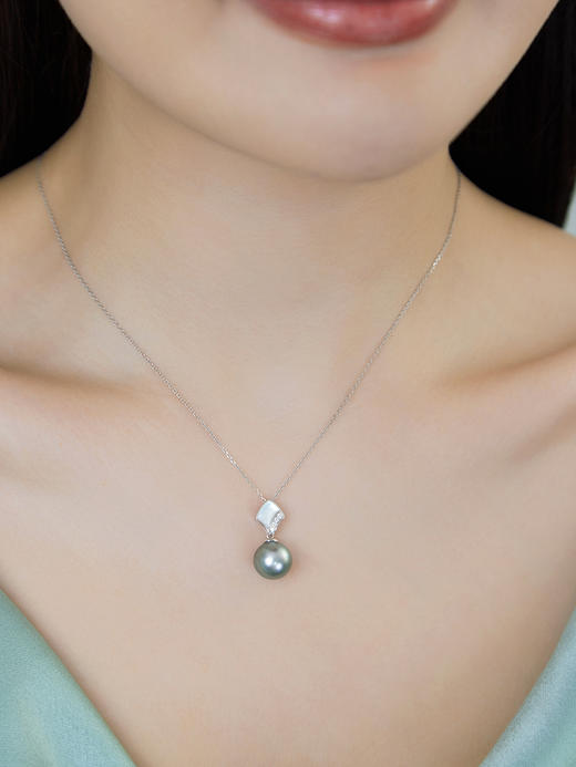 【黑科技】芳霏-可拆卸珍珠吊坠（会员享试戴权益，定制后不支持7天无理由退换货） 商品图2