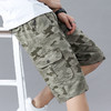 红览 纯棉100%男士过膝短裤七分迷彩短裤 商品缩略图0