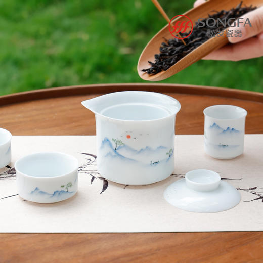 4头山水间旅行茶具 商品图6