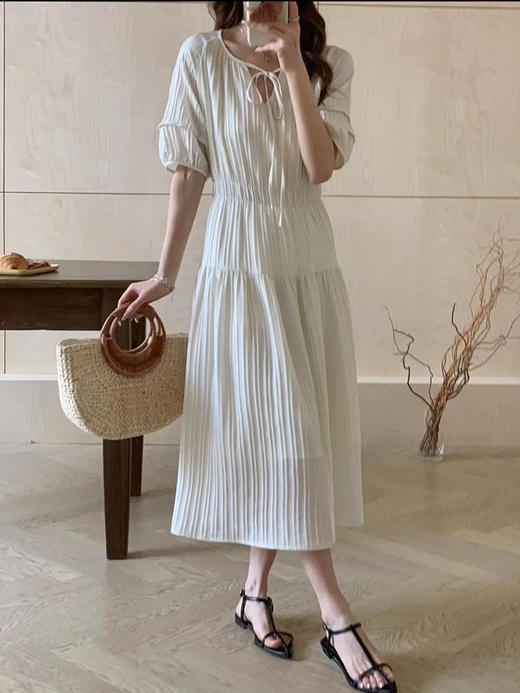 AVANN休闲系带连衣裙8847 商品图1