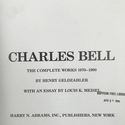 查尔斯·贝尔艺术全集，1970-1990 196幅插图（145幅彩色） 精装16开 商品图3