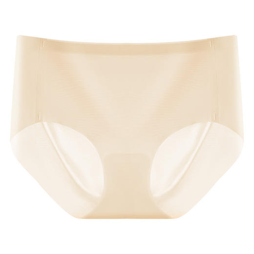 【5条装！冰爽无痕 纵享顺滑】一片式无痕冰丝大码内裤女桑蚕丝抑菌裆中腰3D立体蜜桃臀女士内裤 商品图9