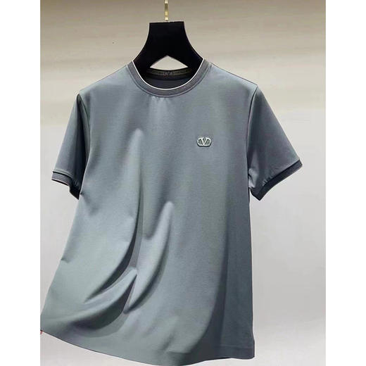 夏季短袖刺绣T恤男士圆领休闲运动品质透气上衣   YH-3309 商品图3