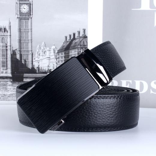 【采用头层牛皮防刮抗皱❗️男士自动扣皮带】男士真皮高级感  持久耐用 男士休闲百搭商务风格  男生穿搭腰带  男友父亲生日礼物Y父亲节礼物新年礼盒年货礼盒 商品图6