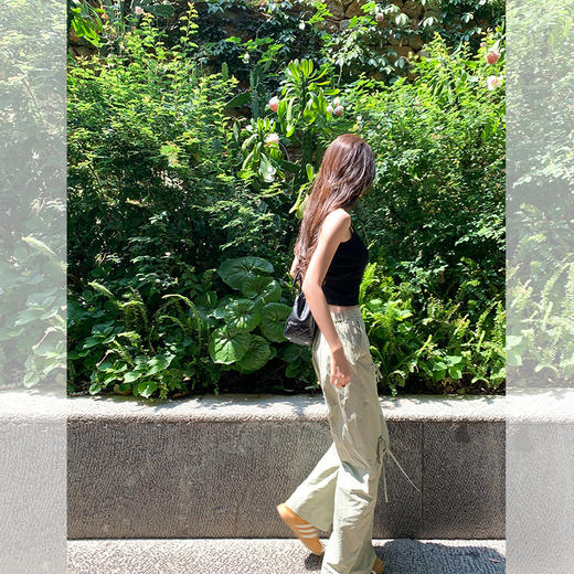 <曾小咸推荐>3.24现货秒杀 ！微信超特价！绿色工装裤 日常189.99 立减110 秒杀79.99！！ 商品图4