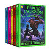 波西杰克逊系列5册 英文原版 Percy Jackson Rick Riordan 神火之盗 魔兽之海 巨神之咒 迷宫之战 终之战 雷克莱尔顿进口书籍 商品缩略图1