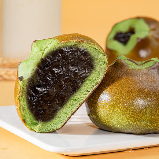 【营养饱腹！奶酪碱水面包】把健康 “碱” 回来，不单独添加蔗糖，雪山海盐芝士抹茶夹心健身欧包整箱贝果早代餐糕点 商品图2