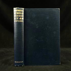 1935年 萨塞克斯郡的大街小巷 约百幅精美插图 漆布精装32开